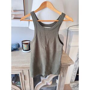 Mother Green Tank Top Size Medium